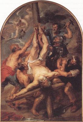 Peter Paul Rubens The Crucifixion of St Peter (mk01) oil painting image